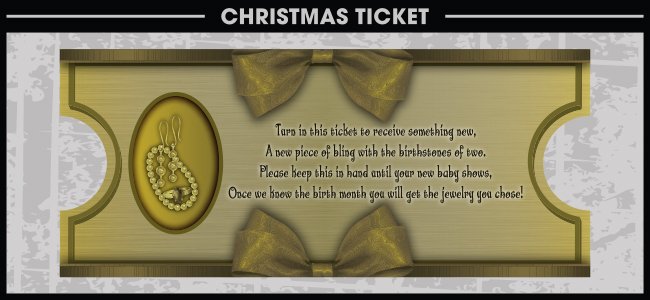Christmas Ticket Large